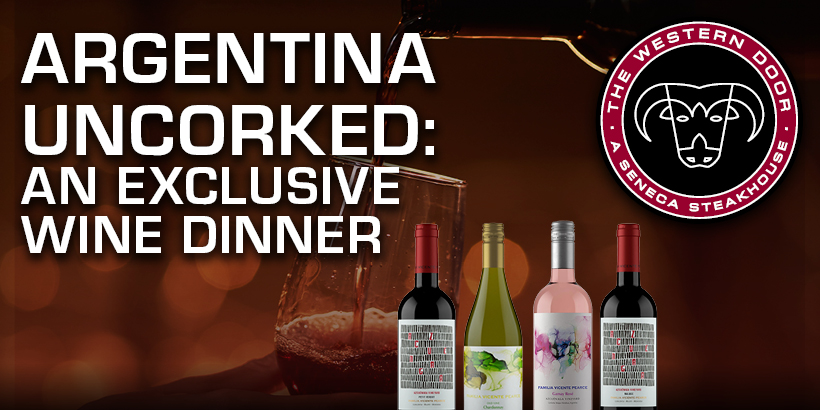 Argentinian Wine Dinner at Seneca Niagara
