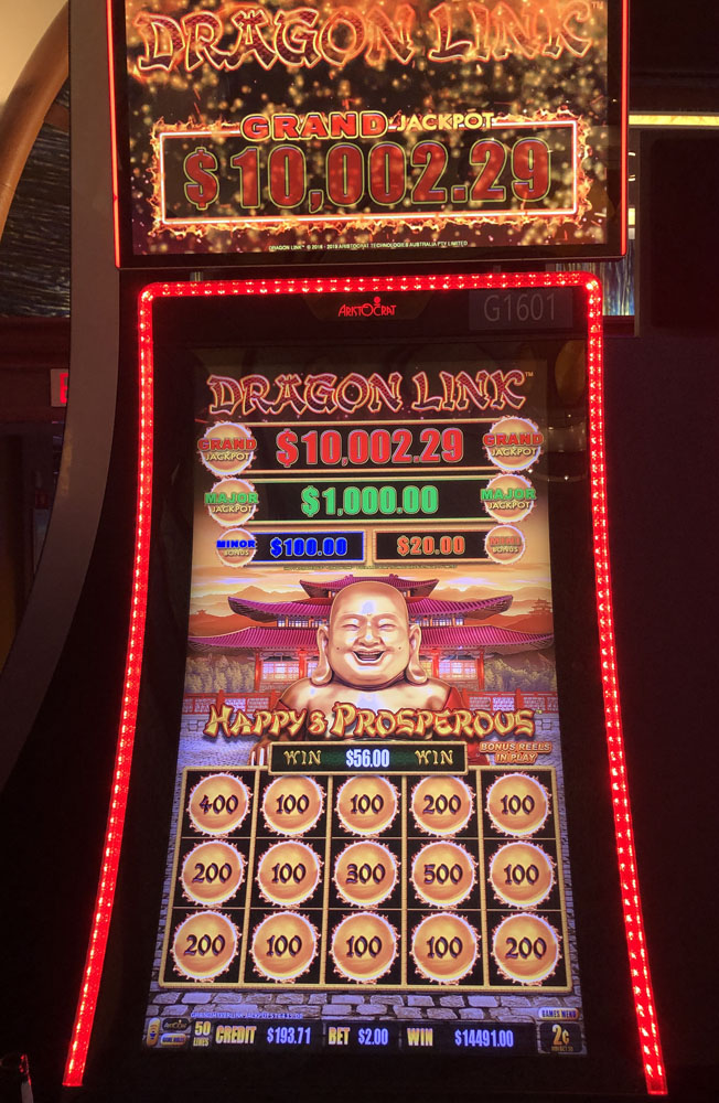 $14,491 on Dragon Link Happy and Prosperous on October 4