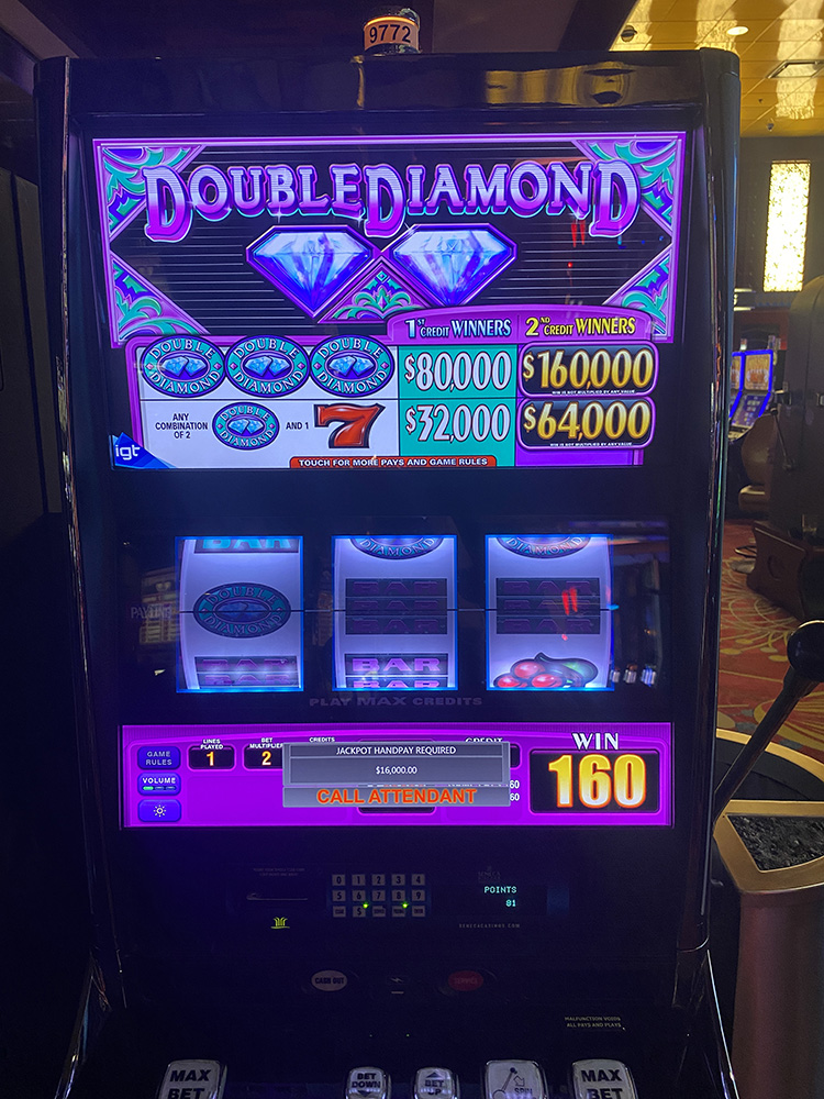 $16,000 on Double Diamond on November 17