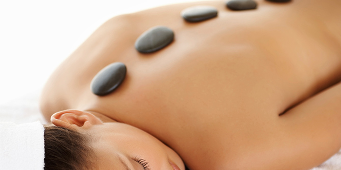 Photo of hot stone massage