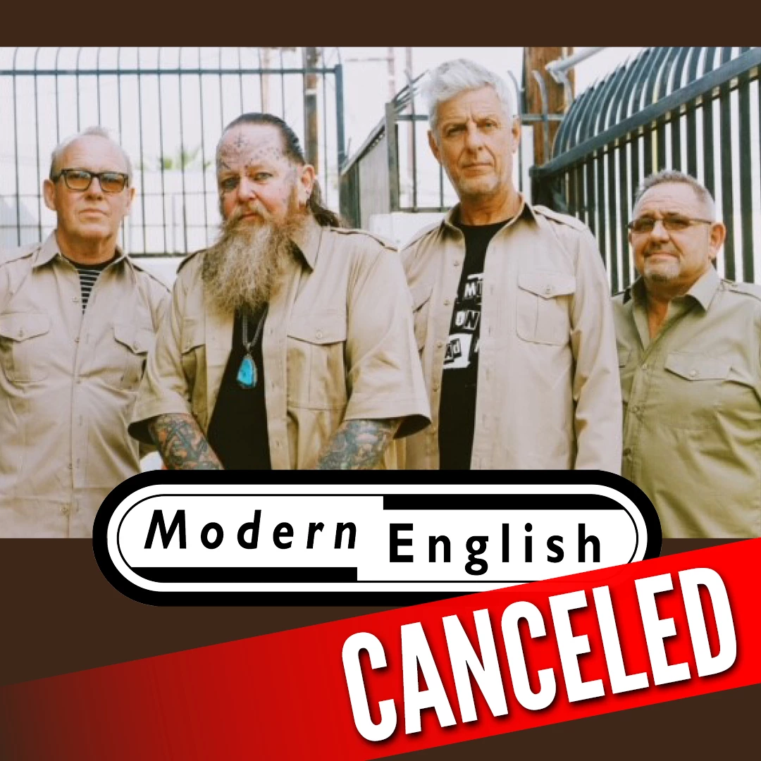 Modern English on September 12 & 13 at he Bear’s Den Showroom: Canceled