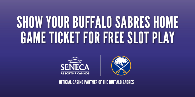 Instantly Receive Free Slot Play with Your Buffalo Sabres Ticket
