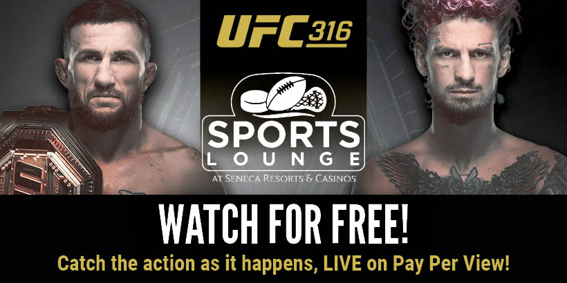 UFC 316: Watch For Free at Seneca Casinos