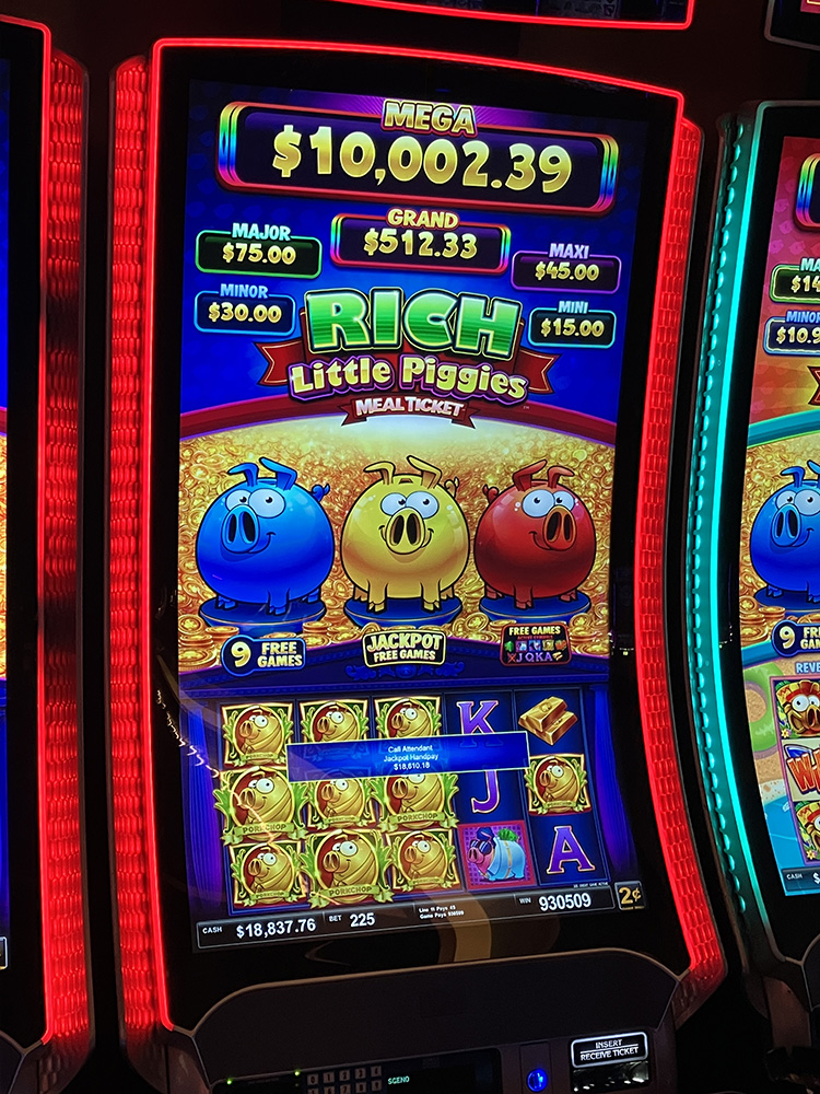 $18,611 on Rich Little Piggies on November 15