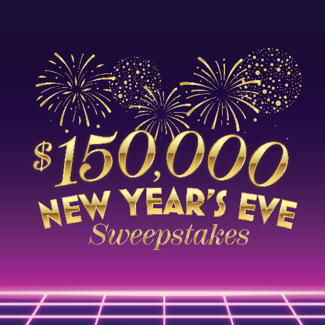 $150,000 New Year's Eve Sweepstakes at Seneca Niagara Resort & Casino!
