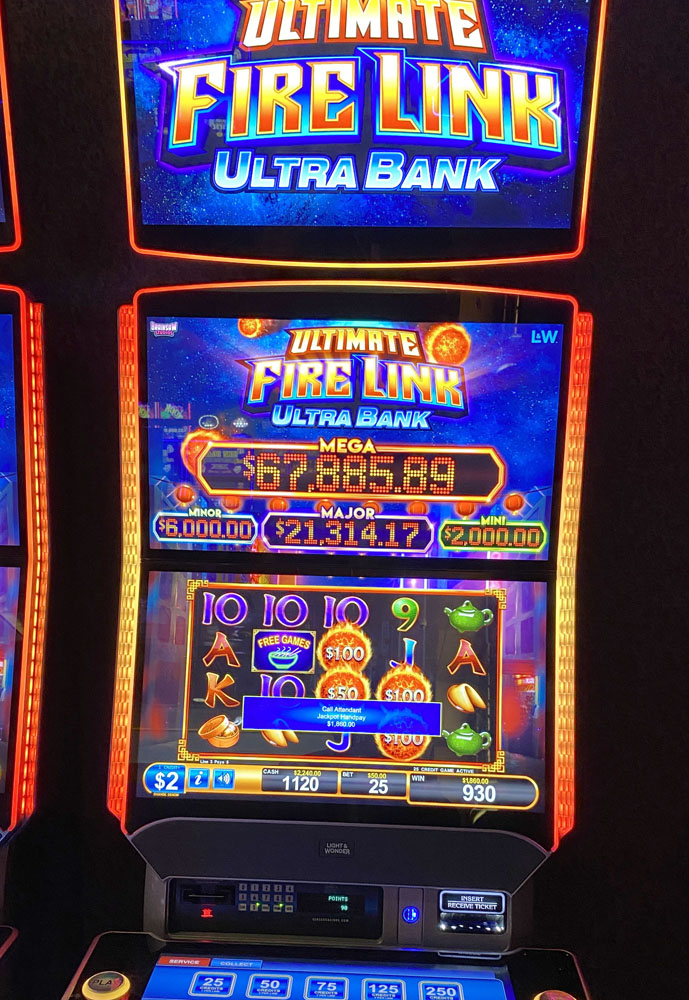 $1,860 on Ultimate Fire Link Ultra Bank on November 2