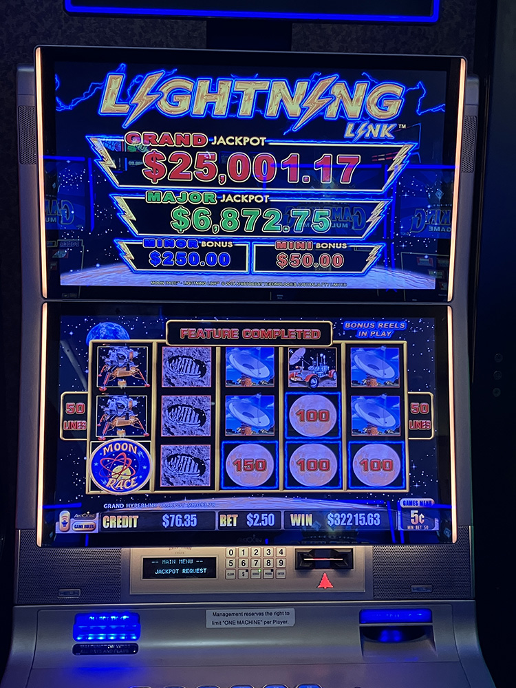 $32,216 on Lightning Link Moon Race on November 30