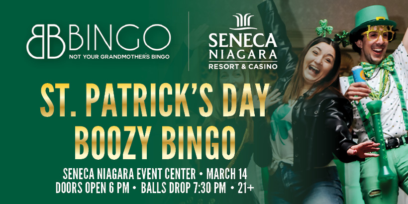 St. Patrick's Day Boozy Bingo