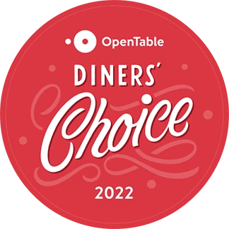 2022 Diners Choice Award circular icon.