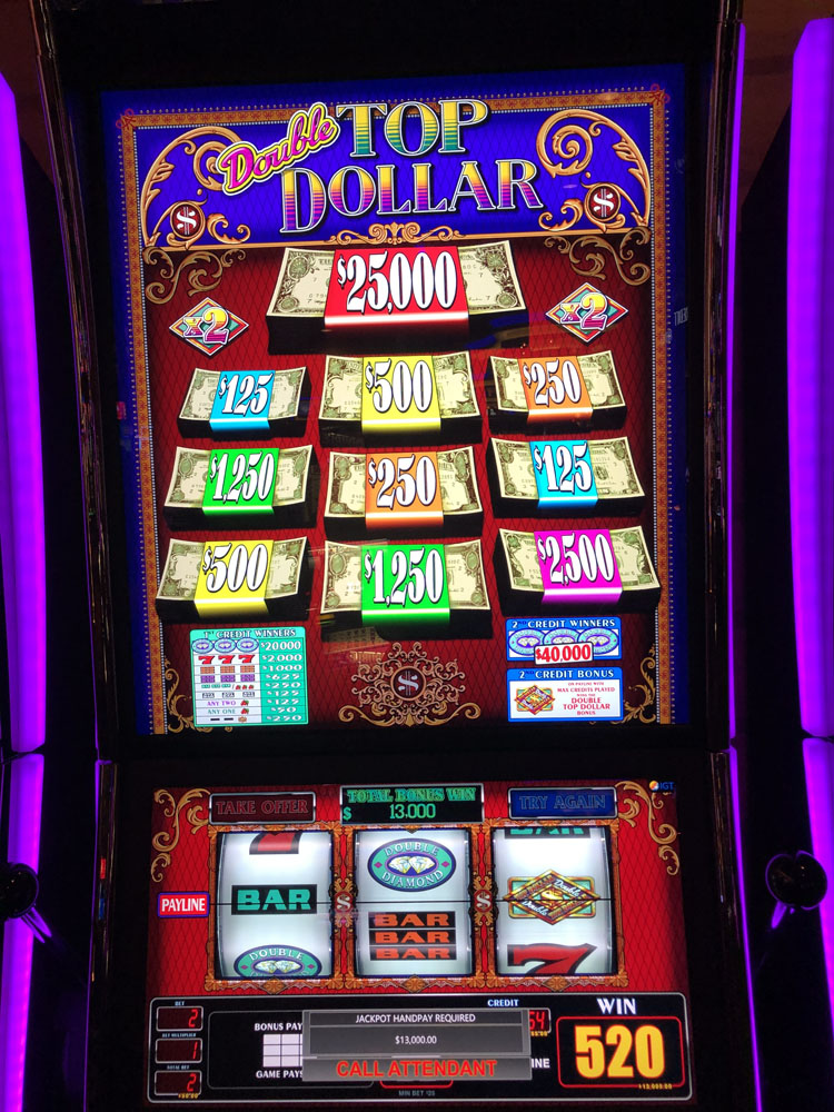 $13,000 on Double Top Dollar on November 6