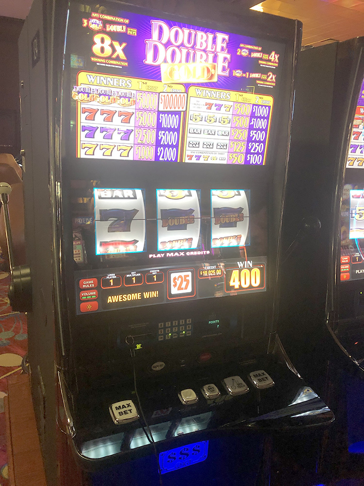 $10,000 on Double Double Gold on November 23