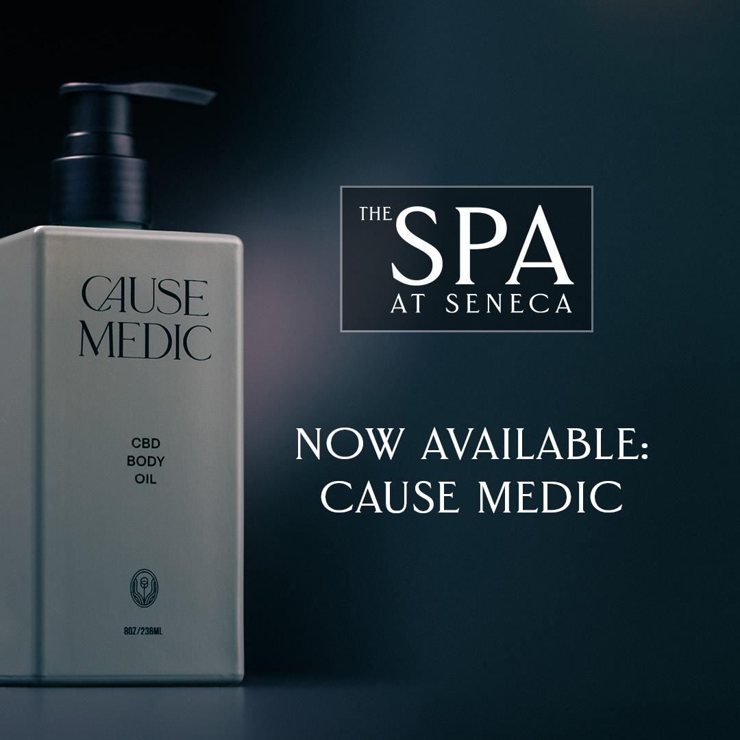 Elevate your body care with a blend of CBD, botanicals & organic ingredients, now available at The Spa at Seneca at Seneca Niagara Resort & Casino.