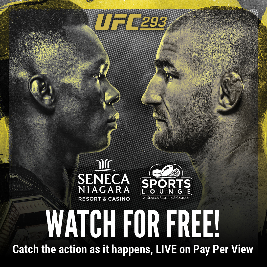 UFC 293 Watch For Free at Seneca Niagara