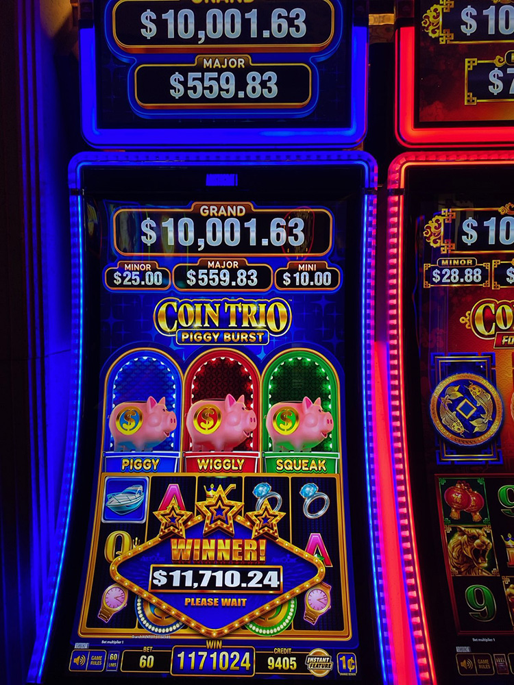 $11,711 on Coin Trio Piggy Burst on November 22