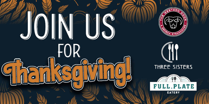Thanksgiving Feature Menus at Seneca Niagara