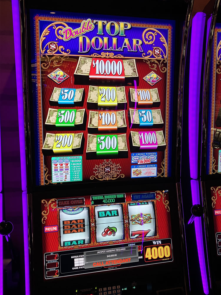 $40,000 on Double Top Dollar on October 3