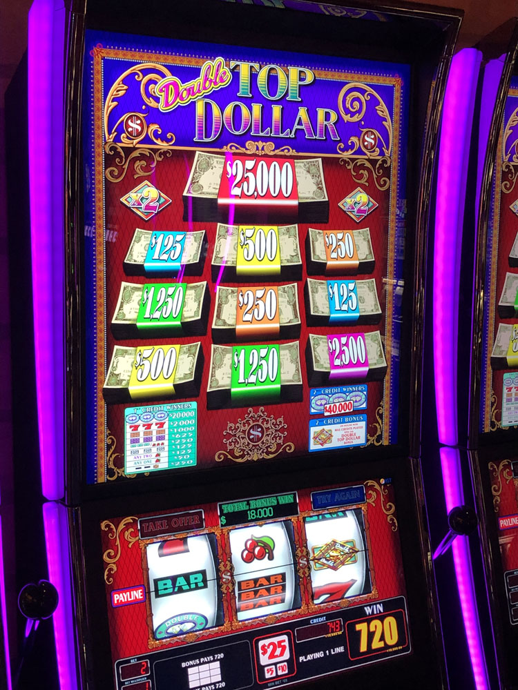 $18,000 on Double Top Dollar on November 10