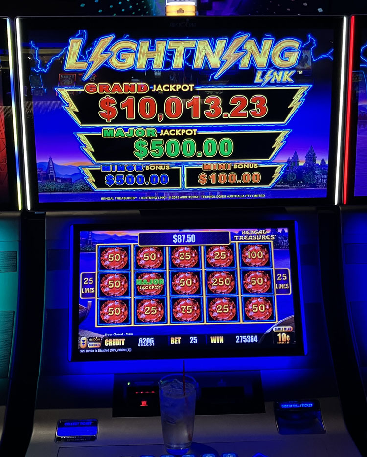 $27,537 on Lightning Link Bengal Treasures on October 18