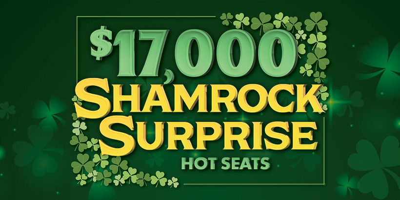 Win Up To $5,000 CASH on St. Patrick's Day at Seneca Niagara