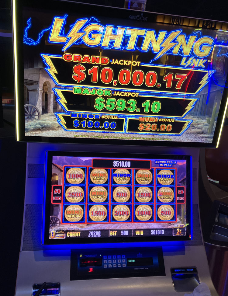 $11,227 on Lightning Link on November 5