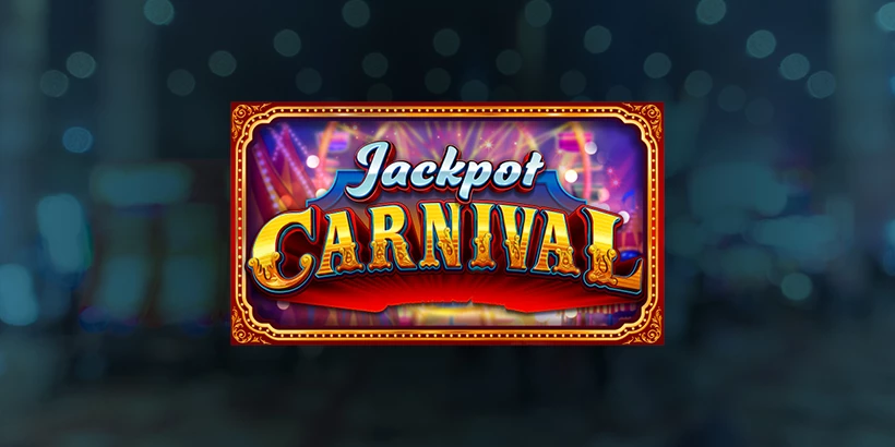 Graphic image with "Jackpot Carnival" slot machine logo.