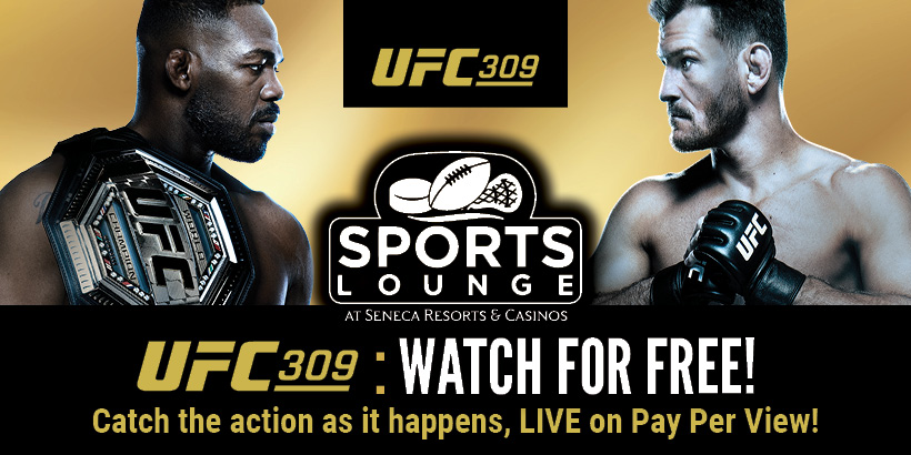 UFC 309: Watch For Free at Seneca Casinos