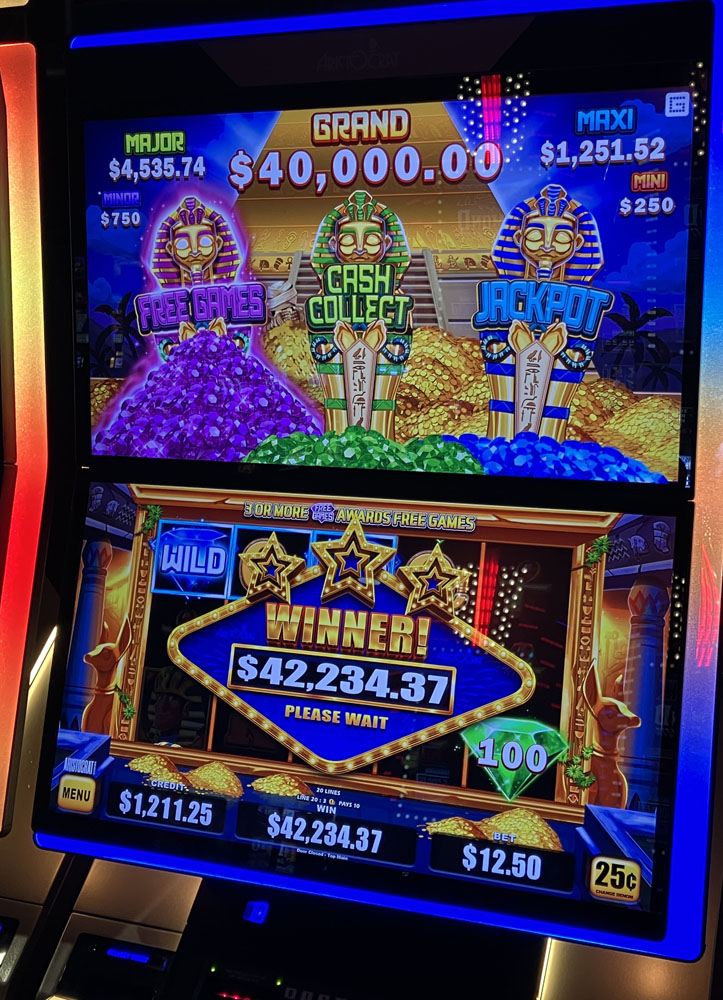 $42,235 on Mighty Pyramid Mo Mummy on October 27