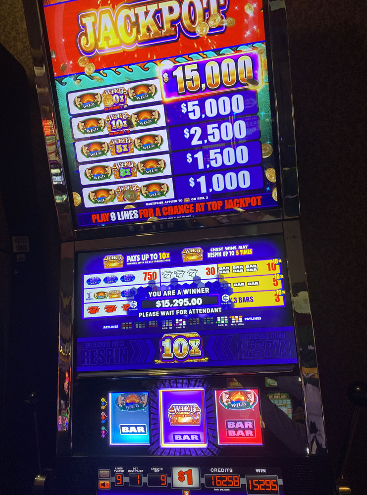 $15,295 on 10X Jackpot Wild Seas on October 21