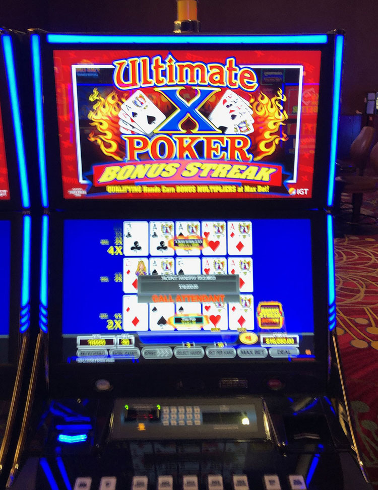 $16,020 on Ultimate X Poker Bonus Streak on October 17