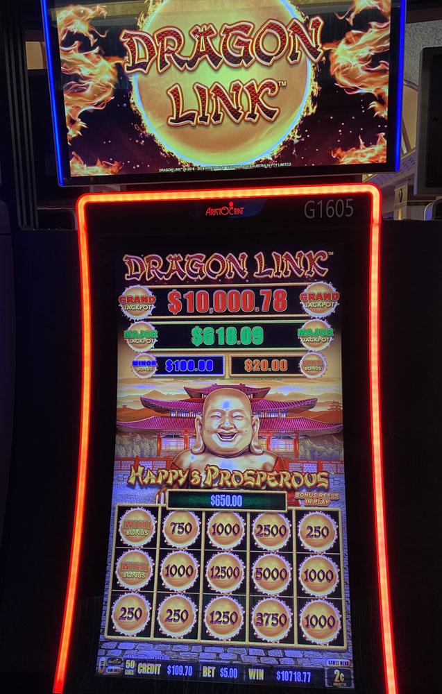 $10,719 on Dragon Link Happy and Prosperous on October 5