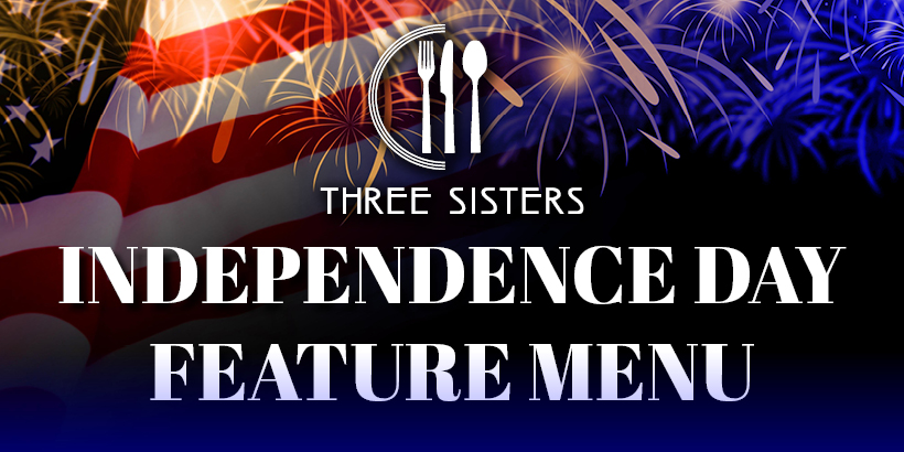 Independence Day Feature Menu at Seneca Niagara